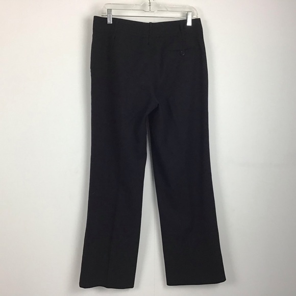St. Emile wool blend black straight to wide leg trousers. Size 10 - Picture 3 of 10